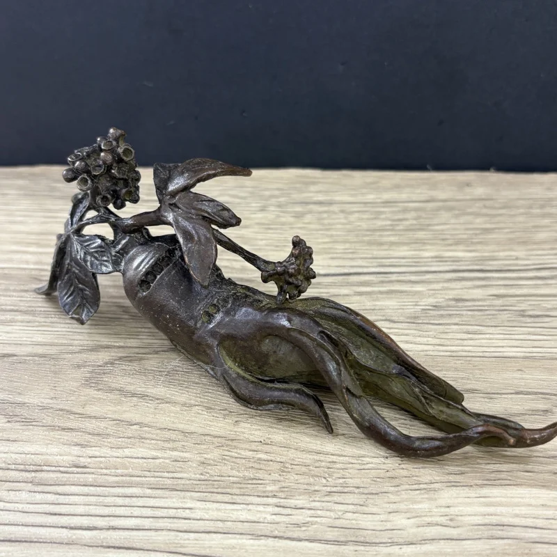 Mini alloy "Everything Goes Well", Xuan De, home tea ceremony sandalwood incense burner