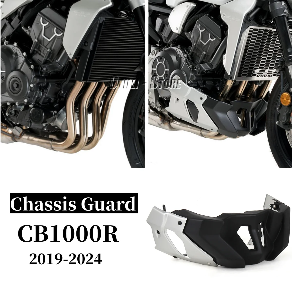 

CB1000R Motorcycle Lower Engine Chassis Guard Belly Pan Protector Skid Plate Spoiler Cover For Honda CB 1000R CB 1000 R 19-24