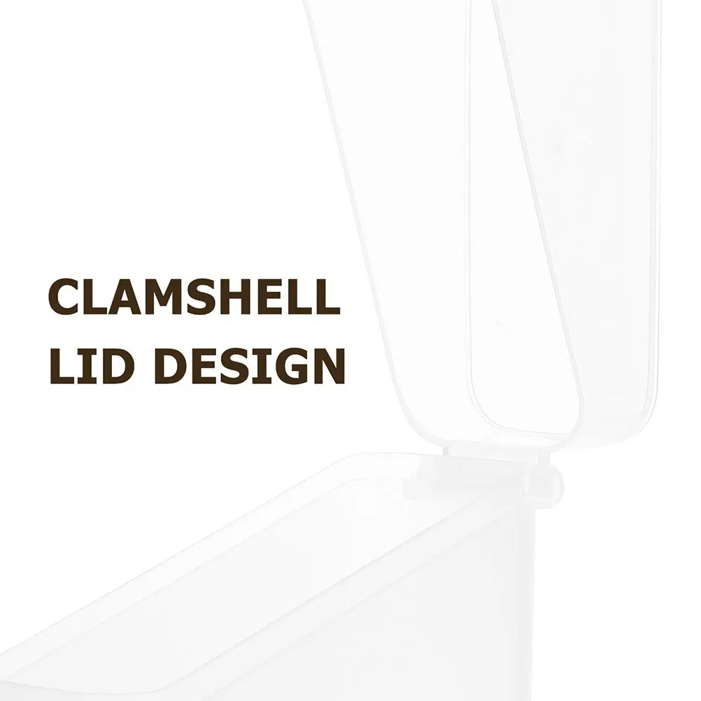 

2Pcs Cheese Slice Storage Container Clear Plastic Holders for Refrigerator Fresh Slice Cheese Container