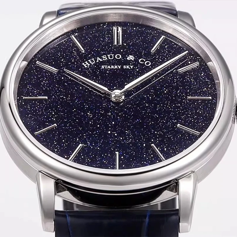 2025 Limited Edition 39Mm ultra-thin watch star disc SW300 automatic mechanical movement waterproof business leisure watch - view 5