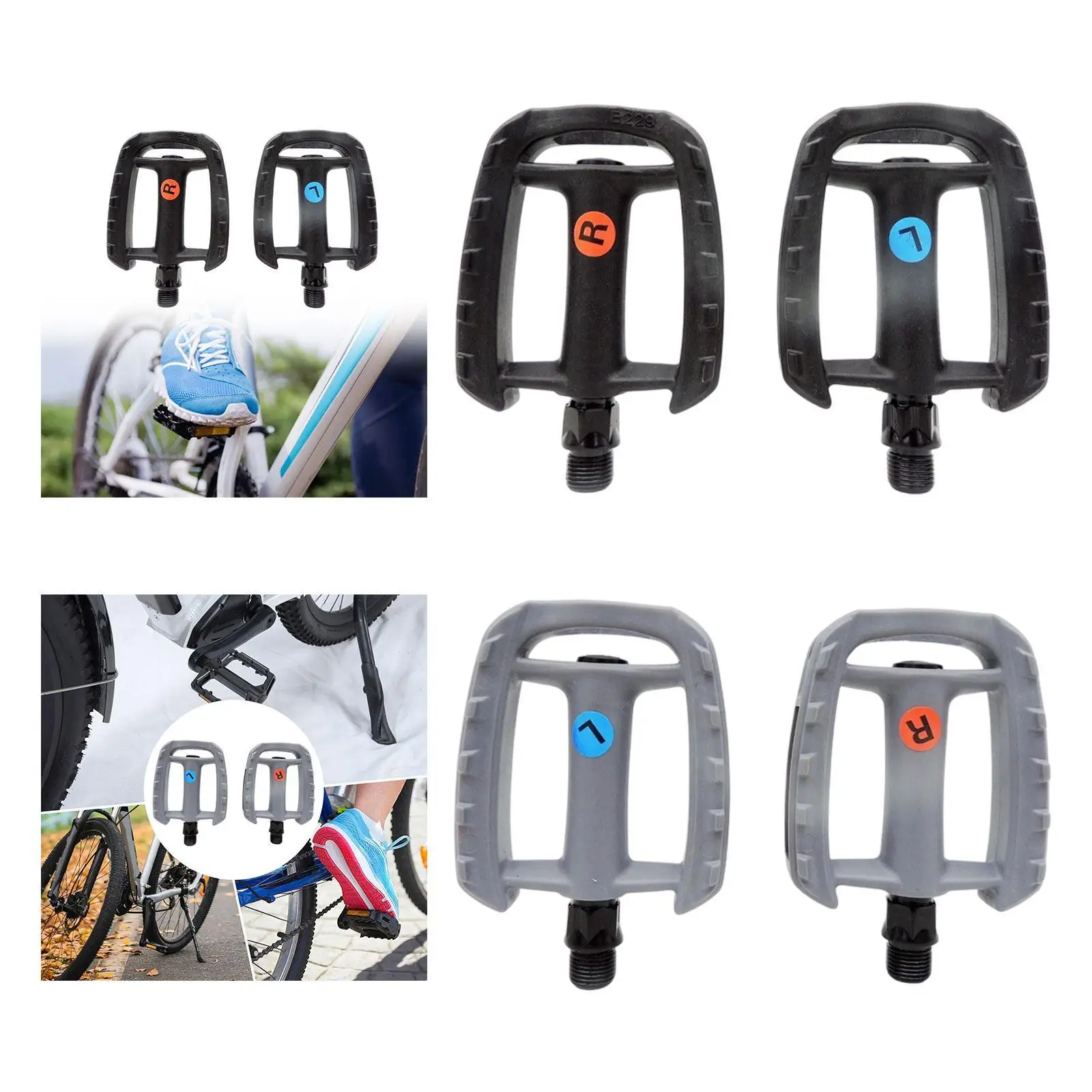 

Mountain Bike Pedals Pedal Maintenance Wear Resistant Folding Pedals Wide Flat