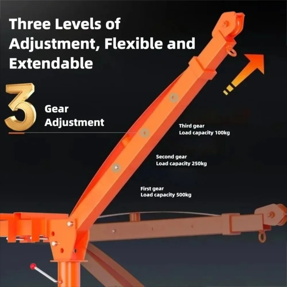 Household Movable Telescopic Cantilever Bracket For Mini Electric Lifting Hoist