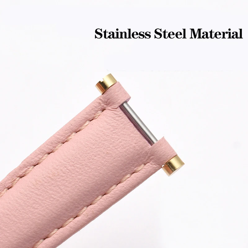 18mm 20mm 22mm Watch Screw Tube Rod Rose Gold Silver Screw-In Watch Lug Stem Link Kit for Leather Watchband Strap Spring Bar