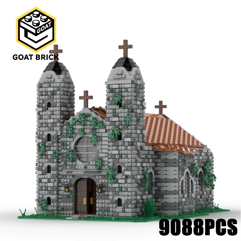 

Новые строительные блоки Moc, средневековая церковь, технология, модульные строительные блоки, праздничный подарок, детская игрушка, набор «сделай сам»!
