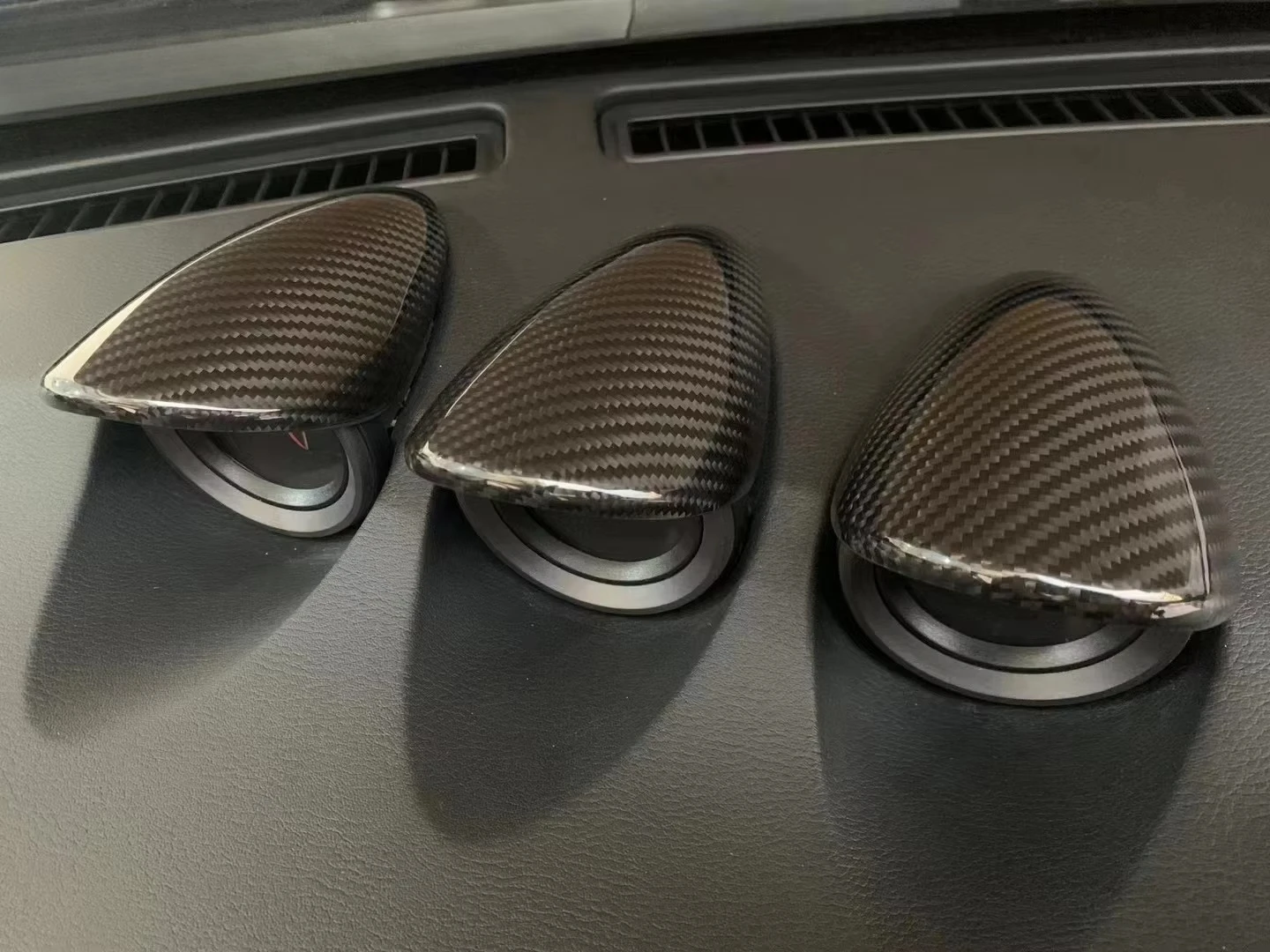 15 Pcs Dry Carbon Fiber Interior Kits for New  Z Rz34 400z 2023+ Body Kits Rearview Mirror Shell Door Sill Strip