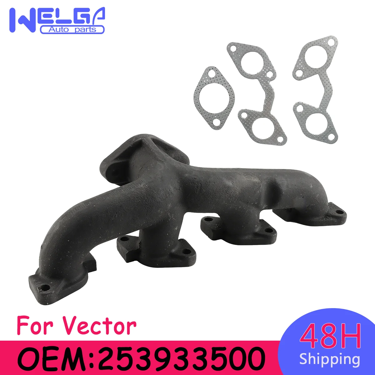 25-39335-00 253907700 25-1528300 Manifold Exhaust With Gasket For Vector 1800Mt/Vector1800Mt For Vector 1800-04/Vector1800-04