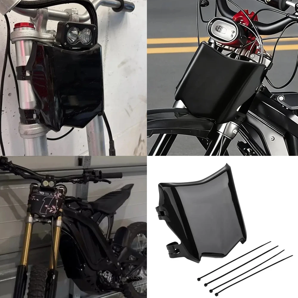 

For Surron S/X Q20 Dirt E-Bike Front License Number Plate For Talaria Sting Stark Varg Motorcycle Accessories Registration Plate