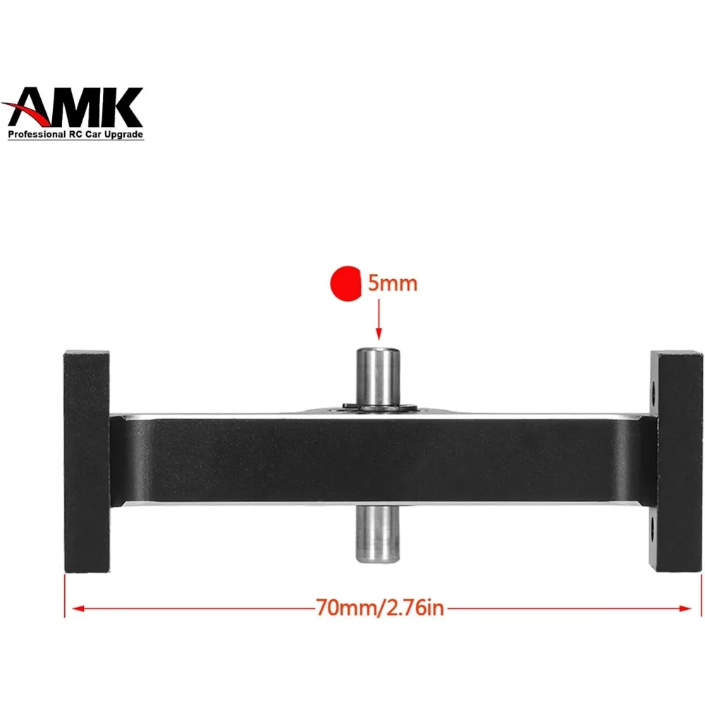 อลูมิเนียม 70 มม.Transfer Case เกียร์ 5mm SHAFT for1/10 RC ROCK Crawler MOA 1.9 Shafty LCG CHASSIS Builder