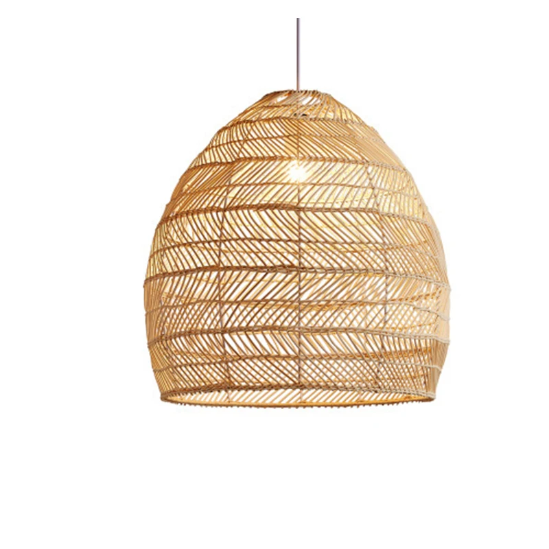 

Лампа ручной работы из ротанга в китайском стиле, винтажные подвесные лампы, лофт, гостиная, столовая, домашний декор, подвеска для кафе, ресторана