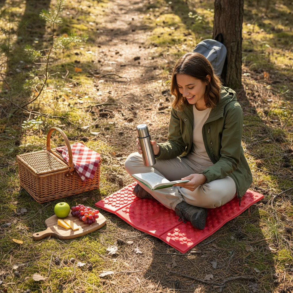 1Pc Honey-comb Massage Mat XPE - Outdoor Camping Rug ulasan dan harga