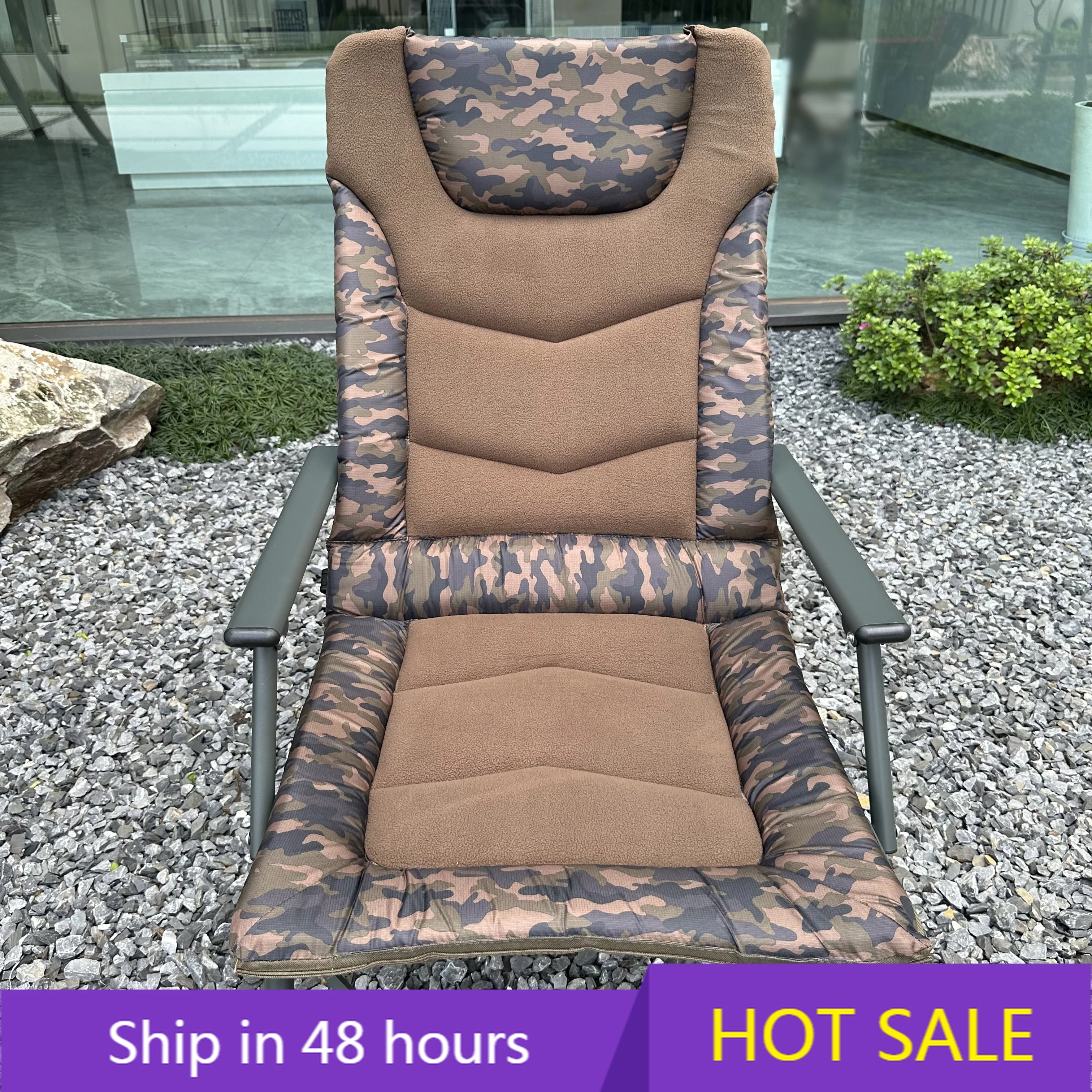 

YTYIN High Quality Carp Fishing Chair Adjustable Foldable Fishing Camping Chair With Firm Legs