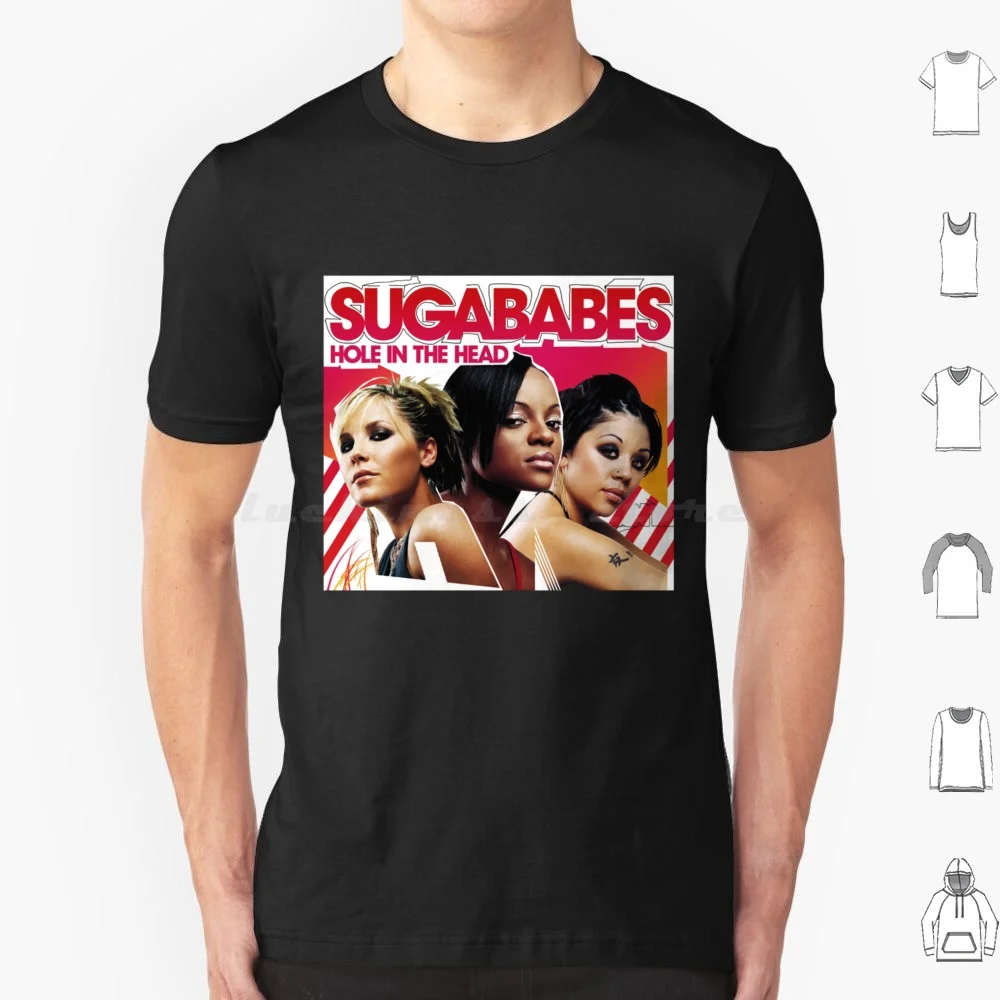 Camiseta con el mejor logotipo de Sugababes, grupo femenino británico, talla grande, 100% algodón, Sugababes, Keisha Buchanan, Siobhan Donaghy, Heidi Range, Mutya
