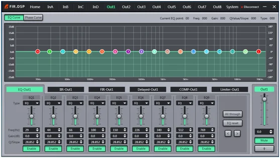 Immagine 5: Processore DSP 4 In 8 Out con Effetti FIR, Attrezzatura Audio Professionale ad Alte Prestazioni