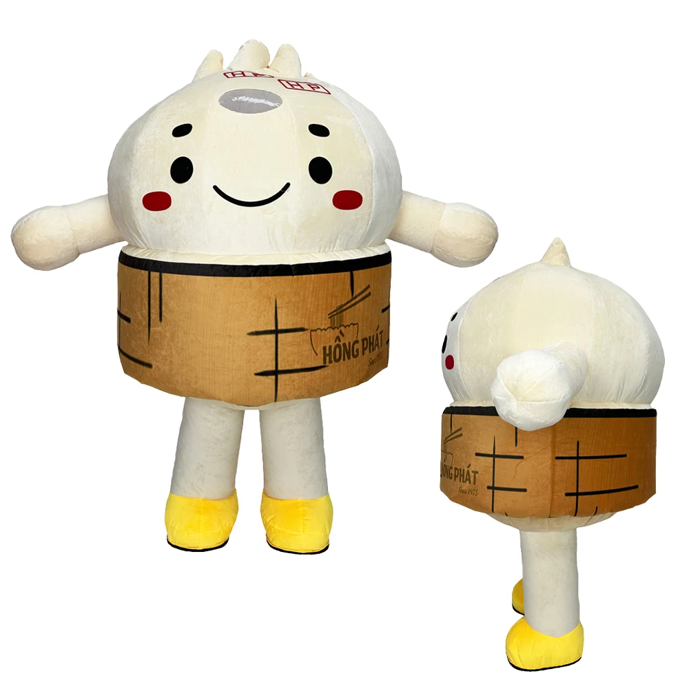 

Надувной костюм булочки, парад талисмана, персонаж для взрослых, косплей, день рождения, Хэллоуин, вечеринка, плюшевый комплект