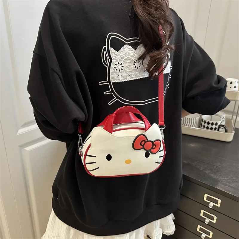 

New Hello Kittys Crossbody Bag Spring Summer Cartoon Daily Hand-Held Go Out Packet Fashion Crossbody Bag One Shoulder