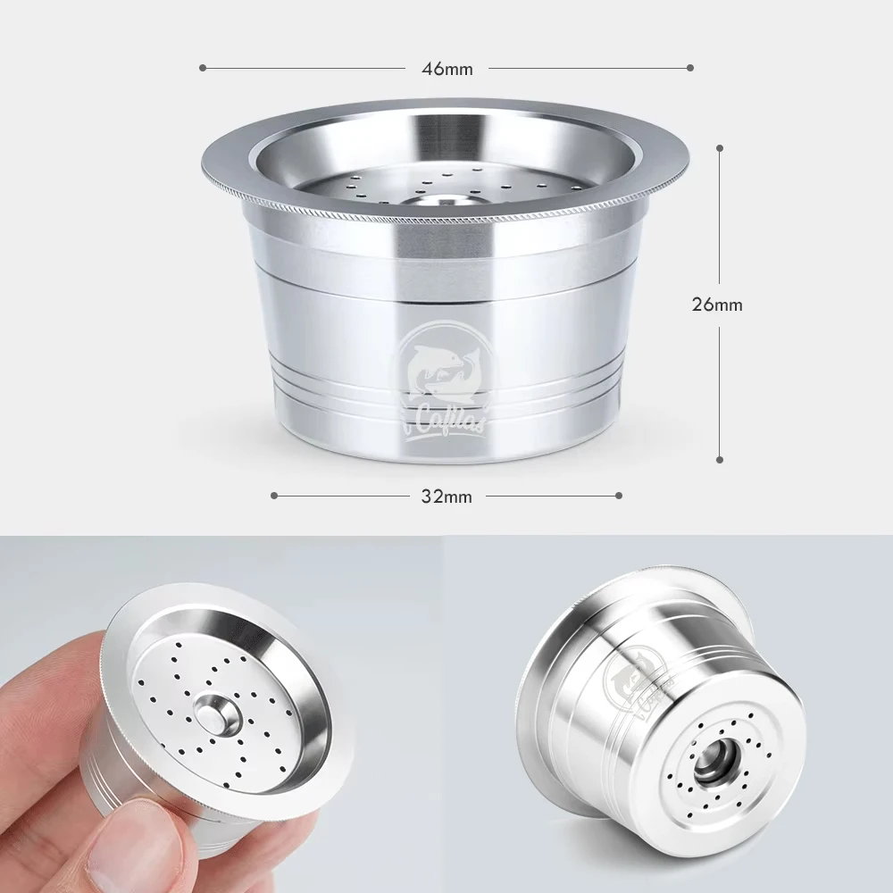 Coffee Capsule reusable coffee filter pod suitable For Três Corações 3 Hearts Lov Passione Espresso K FEE Tchibo coffee machine