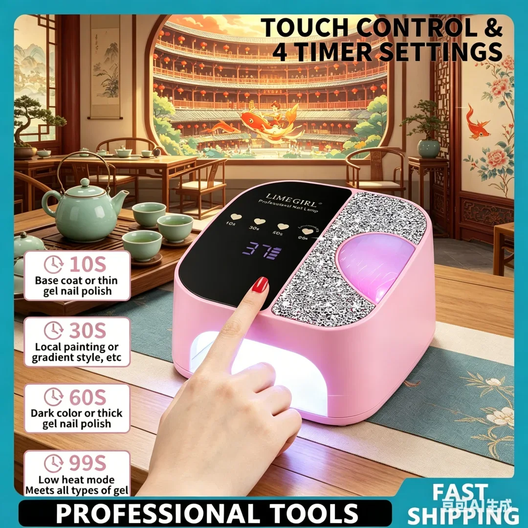 Resplendent Electric Nail Sander Set 35000RPM Serene Low Noise Manicure Drill with HD LED Display Opulent Nail Care Tools