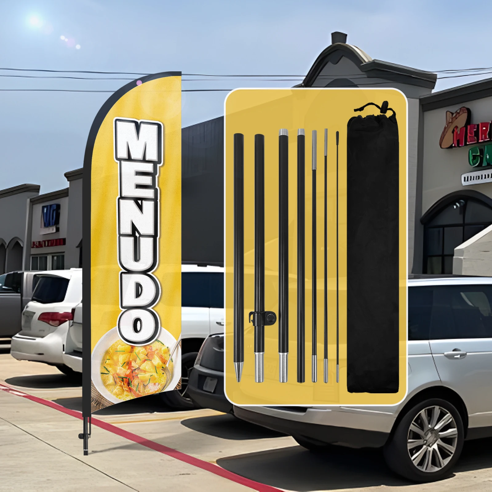 

FSFLAG, 1 шт., 280 см, Лидер продаж, флаг с перьями, рекламный наружный баннер, украшение для бизнеса и витрины