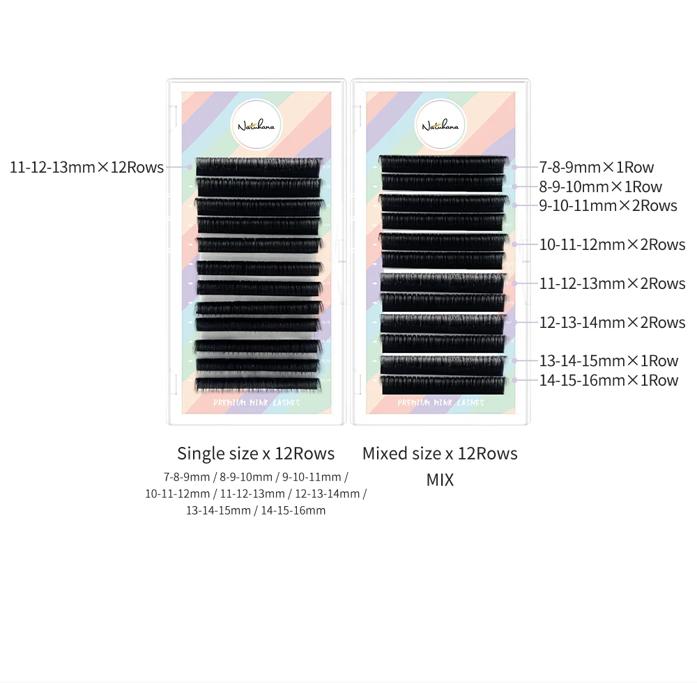 NATUHANA Easy Fan Fast Fanning Volume Lashes Autofans Fake Wimpernverlängerung Faux Nerz Wimpern für Make-up-Tools – Detail 6