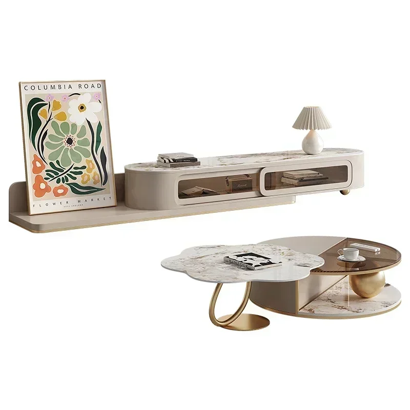 

Hardcover Luxury Coffee Table Modern Design Living Room Coffee Table Nordic Floor Tavolino Da Salotto Furniture For Home