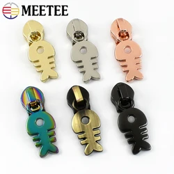 5/10/20Pcs 5# Zipper Pulls for Sewing Nylon Zippers Tape Bags Pocket Zips Sliders Head Clothing Luggage DIY Garment Accessories