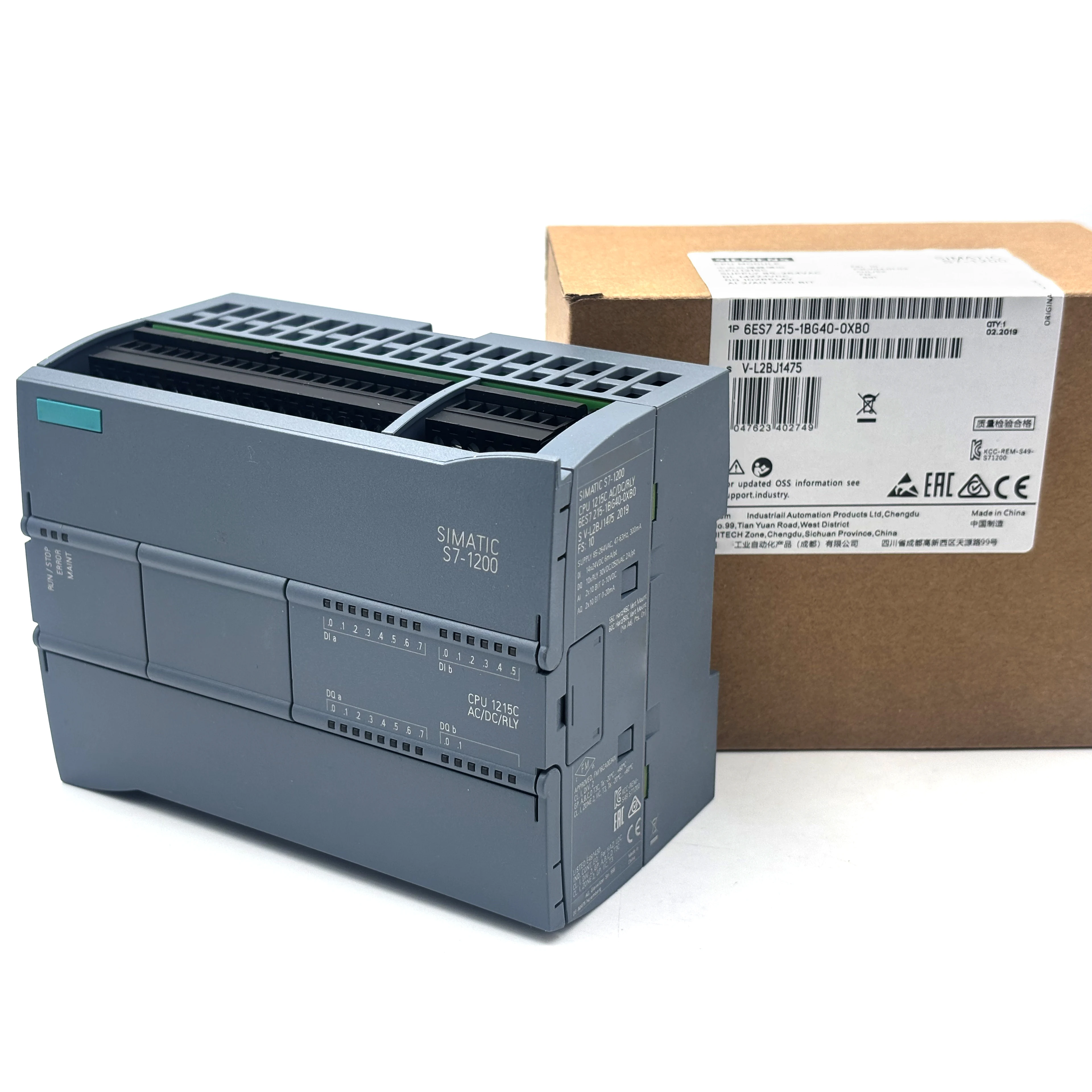 High Quality Industrial Automation Plc Pac Dedicated Controllers with 6ES7215-1BG40-0XB0 Plc Logic Programming Controller