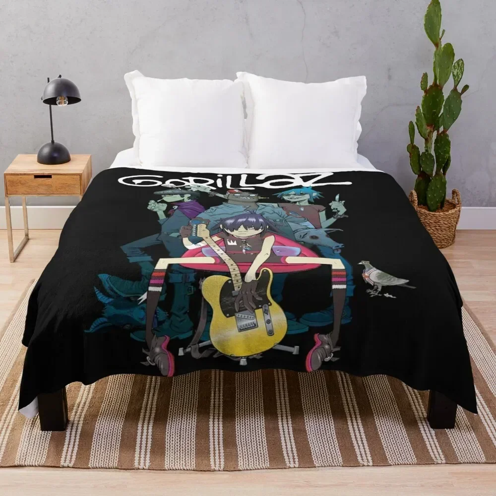 

Copy of A road to somewhere one gorillaz ,gorillaz gorillaz gorillaz Throw Blanket Fade Resistant Durable Throw Blanket