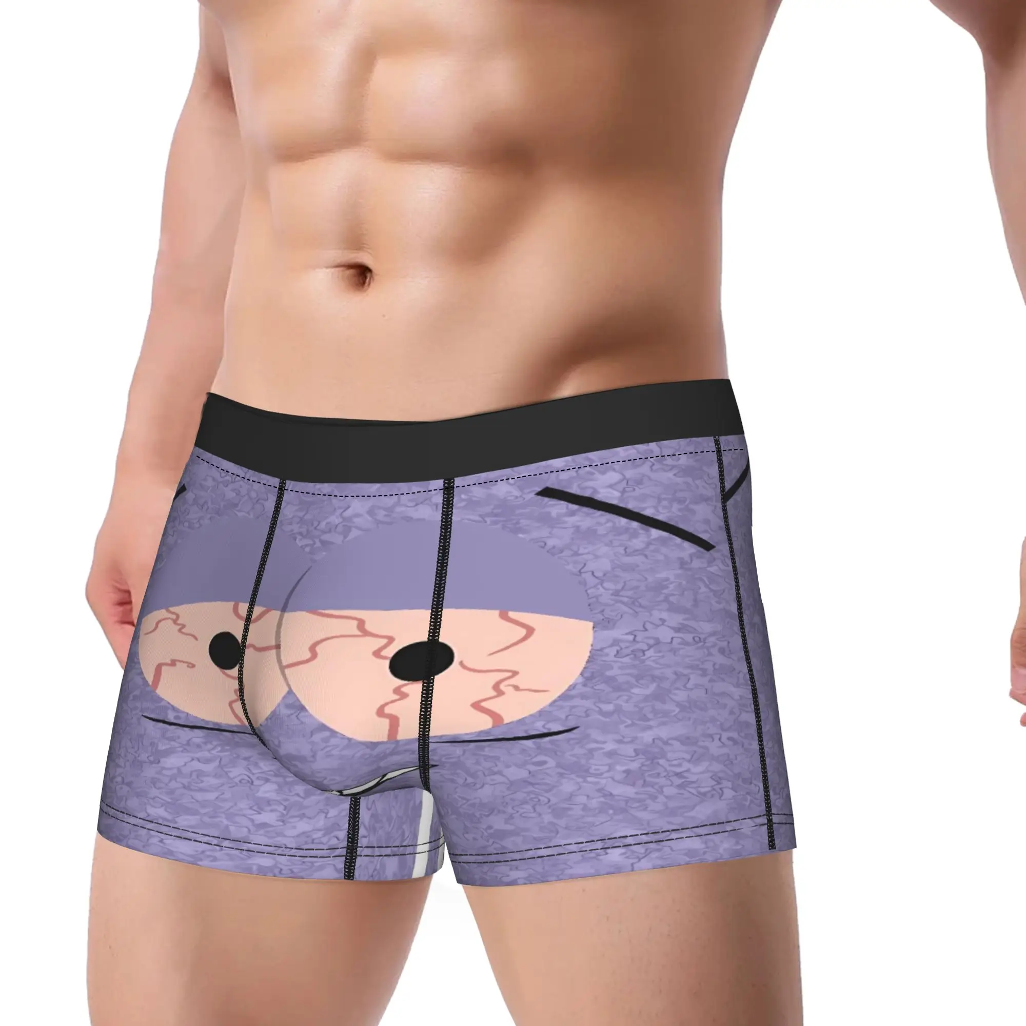 South Parks Towelie Boxer Brief  Underwear High Quality Men Soft Trend Boxershorts Printing Oversize Underpants