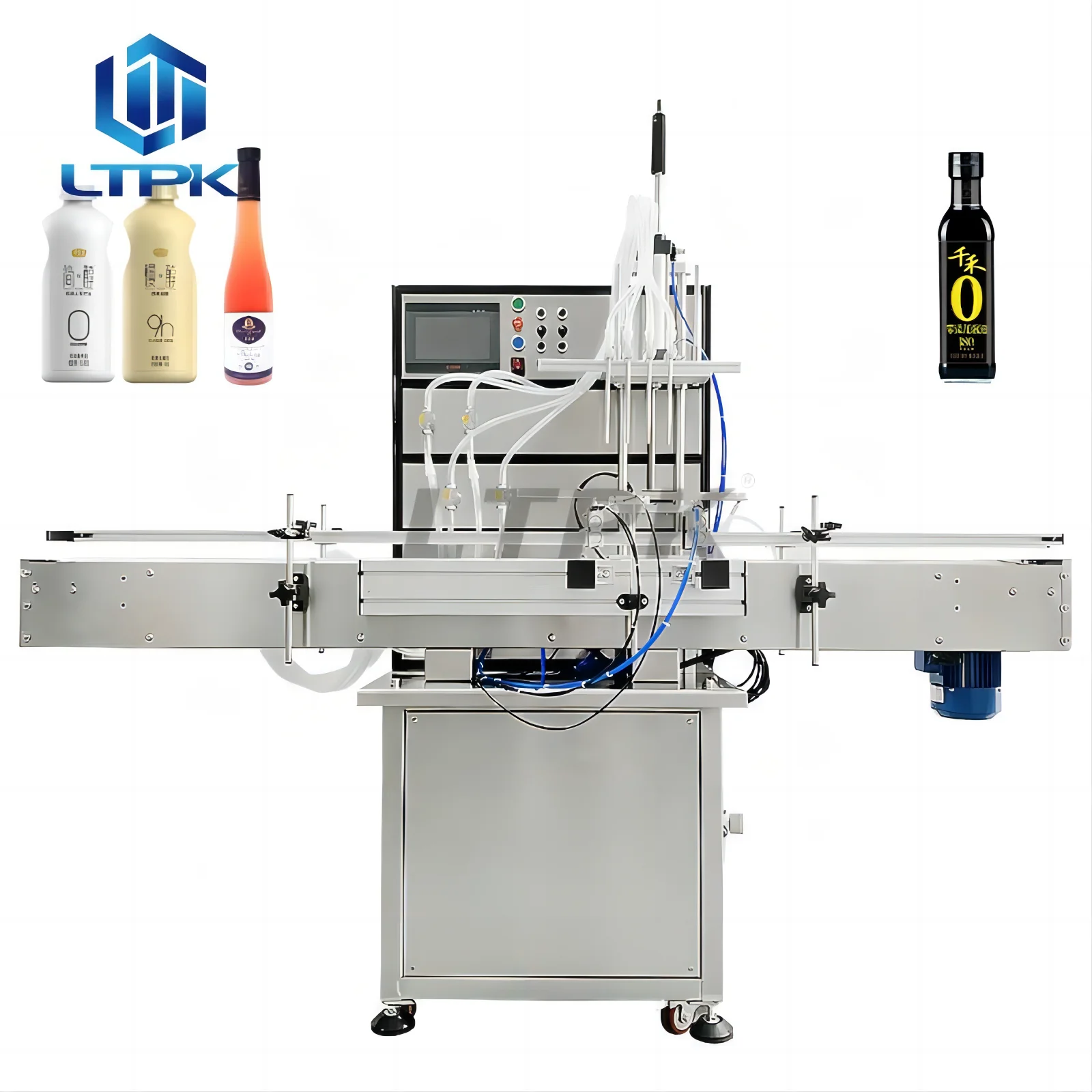Full Automatic Electric 4/6 Head Filling 5 Gallon Mineral Water Bottle Liquid Perfume Juice Sunflower Oil Filling Machine