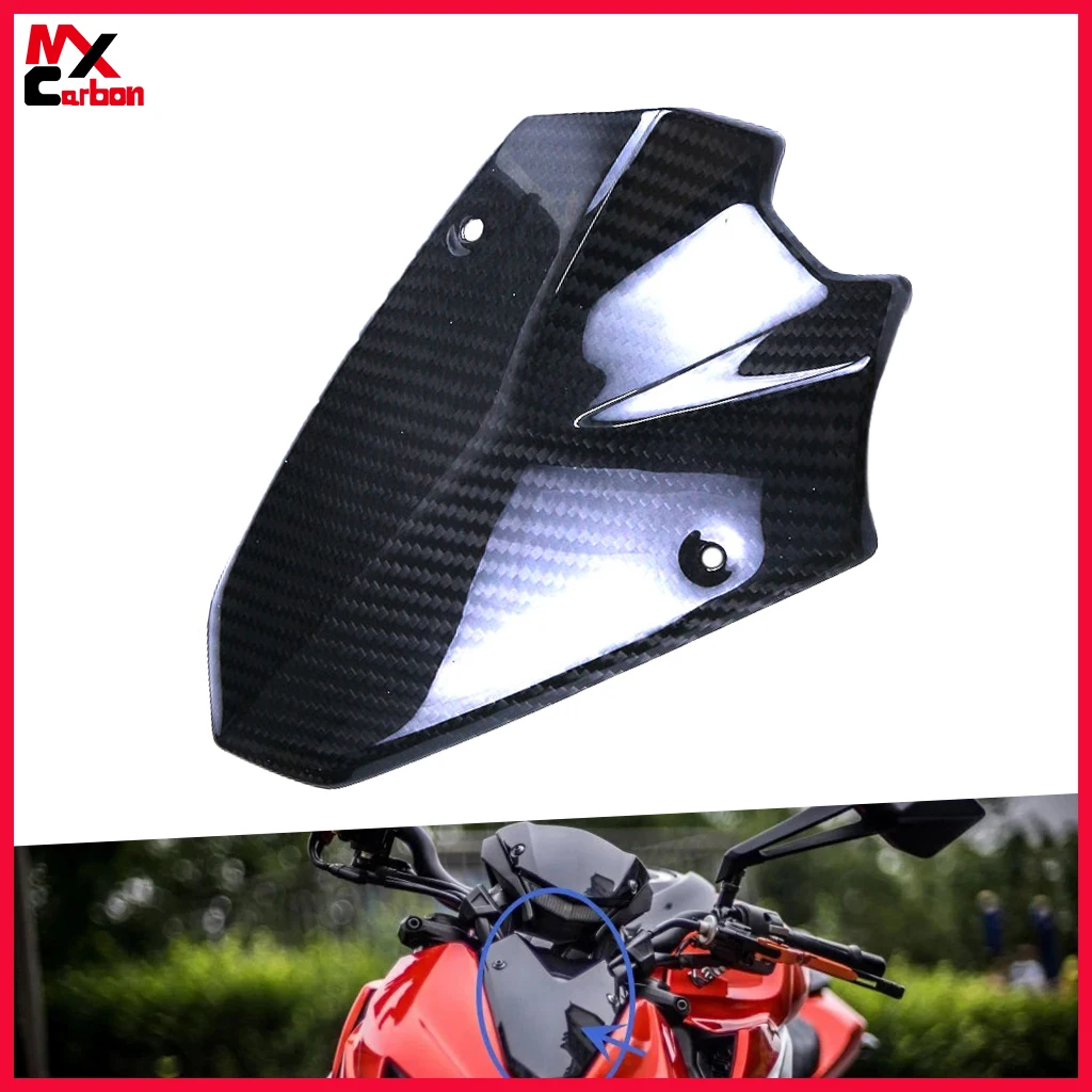 For Kawasaki Z1000 2014 2015 2016 2017 2018 2019 2020 2021+Full Carbon Fiber Front Fairing Wind Deflecors Motorcycle Accessories