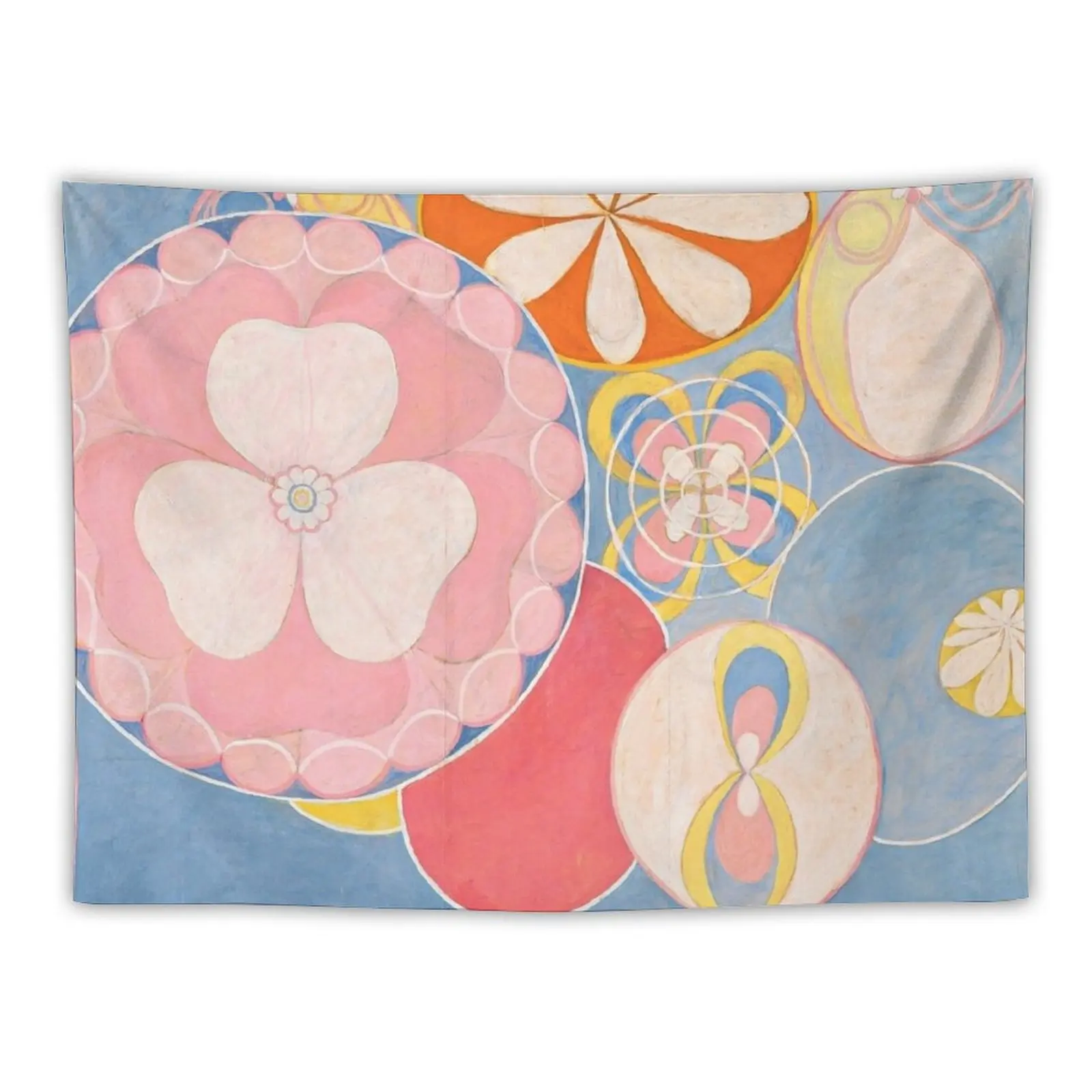 New Hilma Af Klint - The Ten Largest, No. 2 - Childhood Group IV (1907) Tapestry Room Aesthetic Tapestries Decoration Home