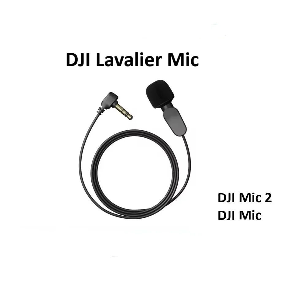 

New DJ Lavalier Mic High-quality Recording Compact and Easily Concealable Adjustable angle DJI Original Accessory Part