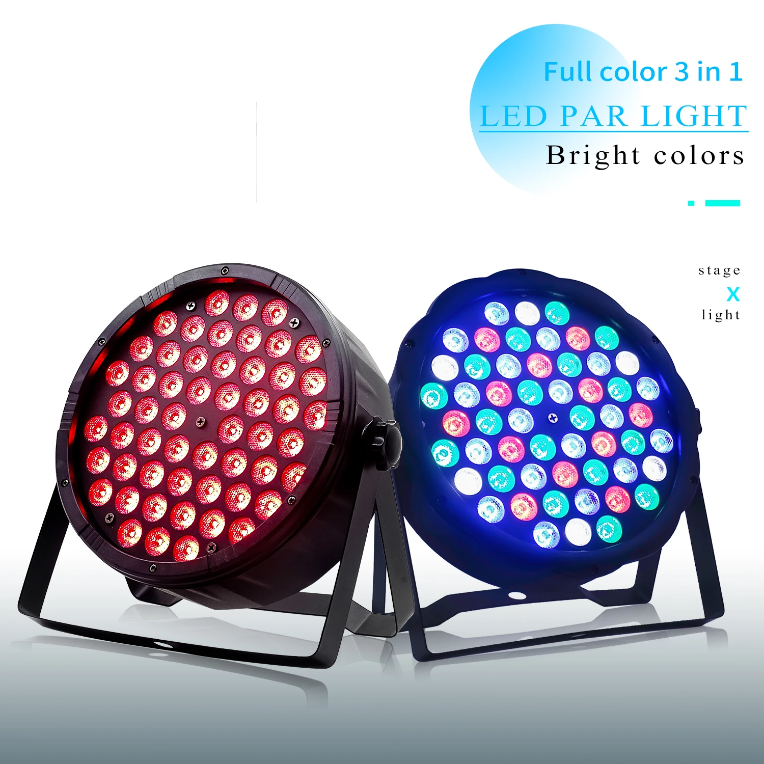 

Led Par Lights 54x3W RGB 3in1 Par LED 54*3w Lights Wash Disco Light DMX 512 Controller effect stage light