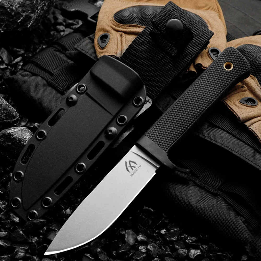 High quality CPM-3V outdoor knife fixed blade wilderness survival knife men\'s gift rescue knife hiking hunting knife