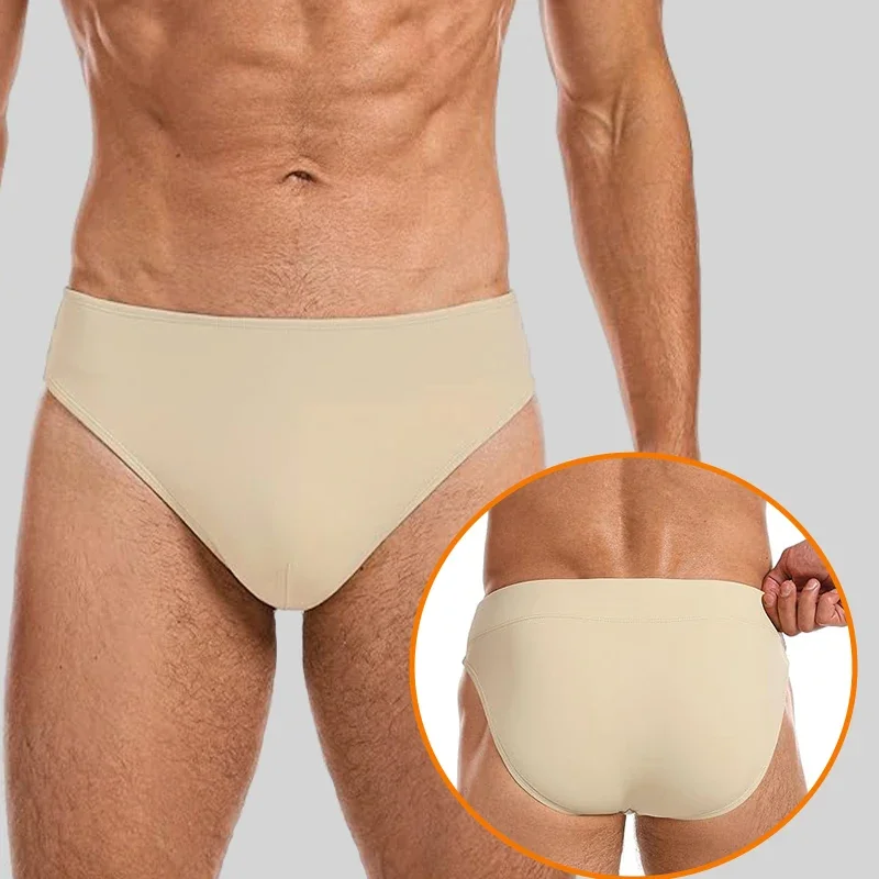 

Men's Dance Belt Full-seat Ballet Briefs with Elastic Waistband Bulge Hiding Ballet Underwear Practice Pant