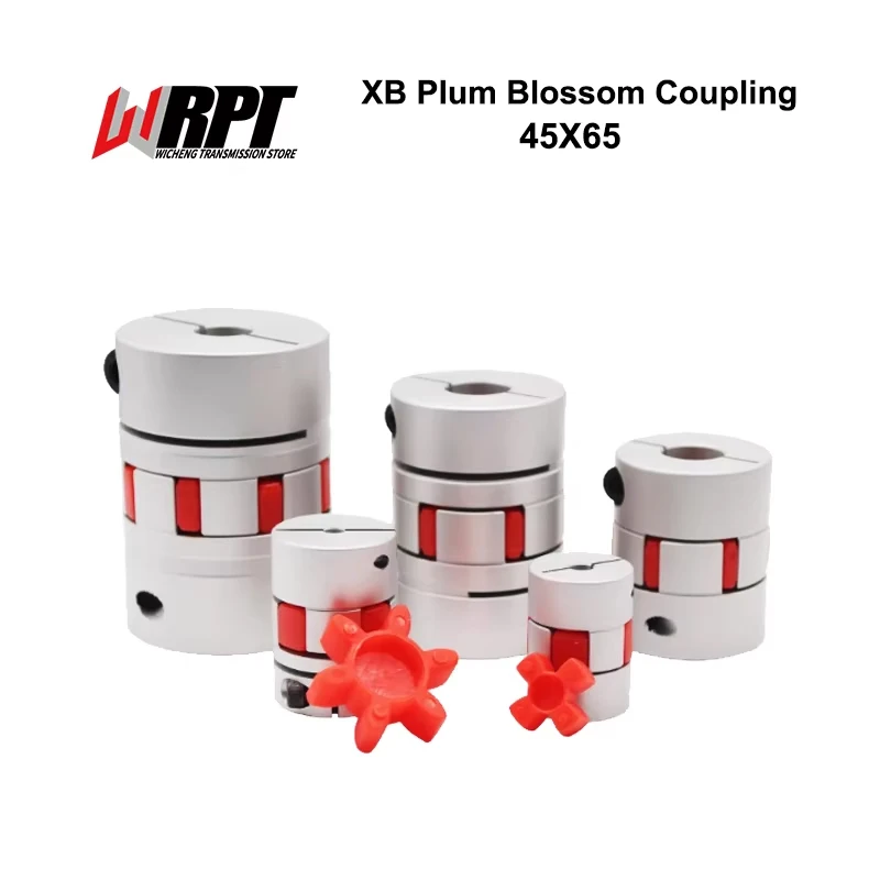 

Эластичная муфта Plum Blossom Coupling XB-45X65 Star Screw Encoder с высоким крутящим моментом, алюминиевая, для серводвигателей и ЧПУ, детали трансмиссии