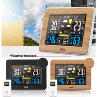 FJ3365 Weather Station Wireless Indoor Outdoor Sensor Thermometer Hygrometer Barometer Weather Forecast Digital Alarm Clock