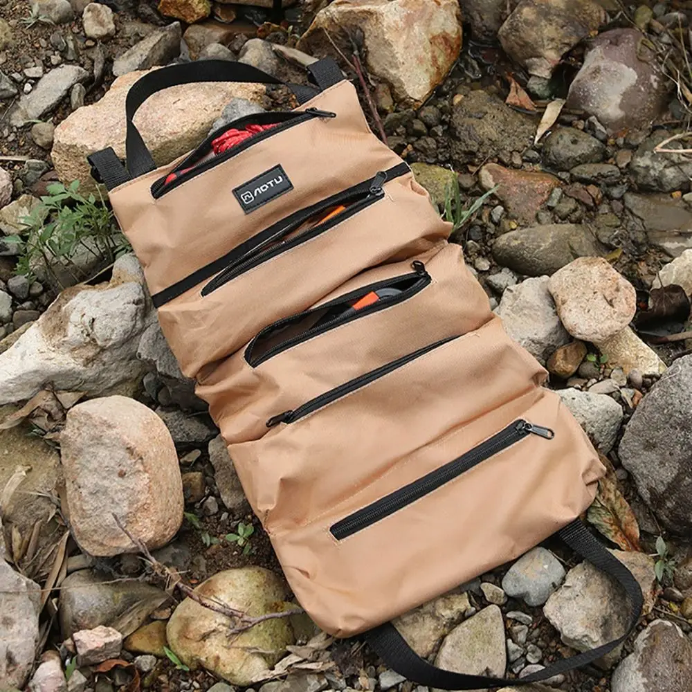 Новая сумка из ткани Оксфорд, уличная походная сумка, парусиновая многофункциональная многоцелевая сумка для инструментов, свернутая сумка для инструментов, электрик