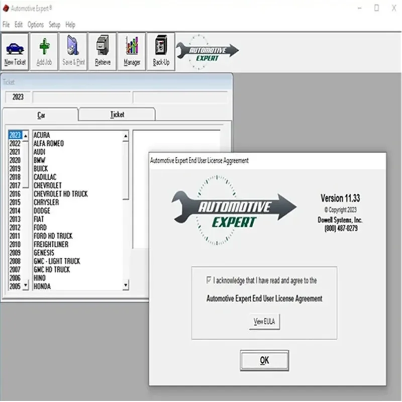 2023 NEW Automotive Expert v11.33 v9.61 best Shop Management Software TIME unexpire patch free help install Automotive software