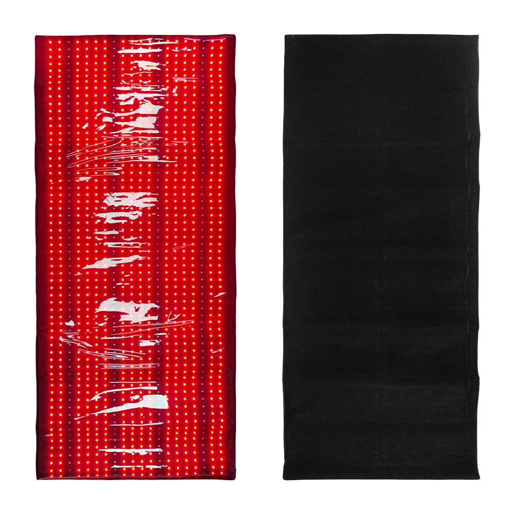 1280pcs LEDs 660NM&850NM Red Light Therapy Mat Near Infrared Therapy Wrap  Heat Pad for Full Body Pain Relief Skin Rejuven