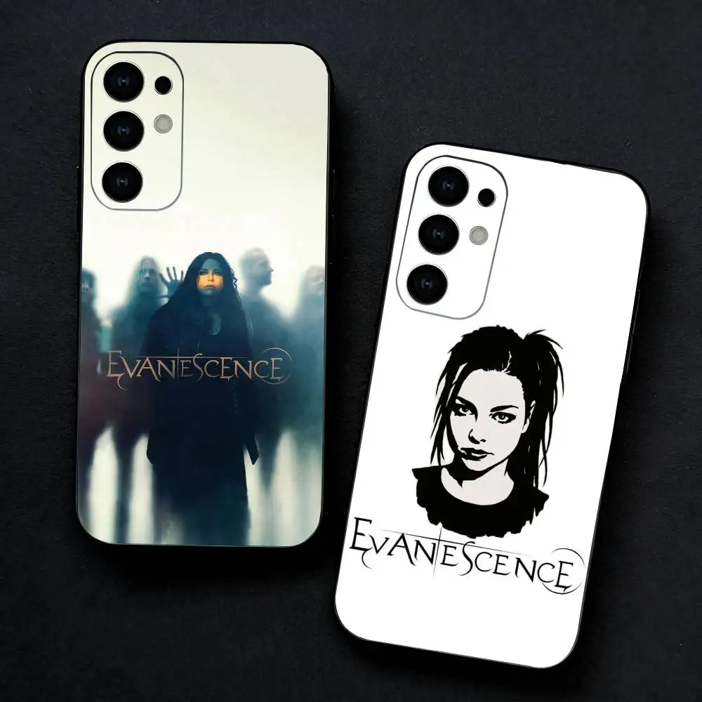 

E-Evanescence A-Amy Lee Phone Case For Samsung S25,24,23,22,30,21,10,9,Ultra,Plus,FE 5G Black Soft Case