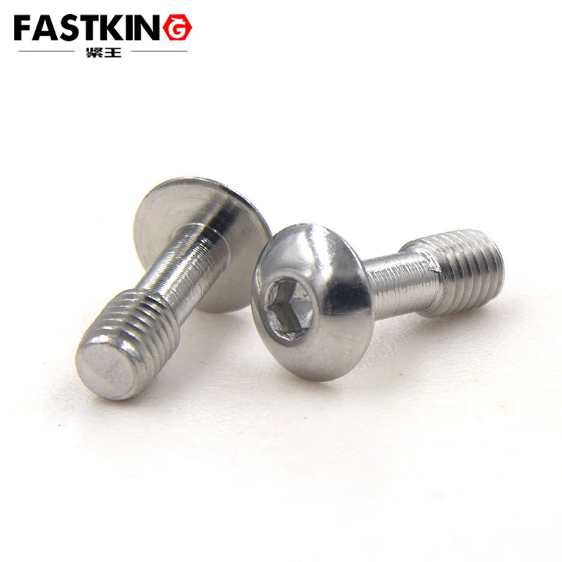 Hexagon Socket SS304 Button Head Screws The round head is loose and does not take off the anti-loosening screw