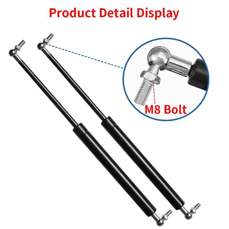 2pcs300 400 500 600mm 300N Universal Lift Support Front Bonnet Hooded Rear Tailgate Boot Shock Lift Strut Support Bar Gas Spring