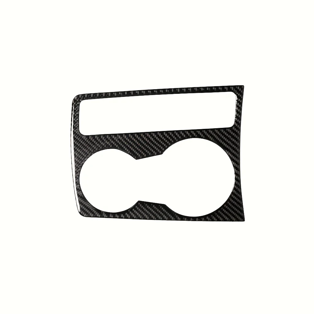 For Audi A4 B8 A5 2009 2010 2011 2012 2013 2014 2015 Carbon Fiber Center Console Water Cup Holder Cover Trim Car Interior Parts - view 3