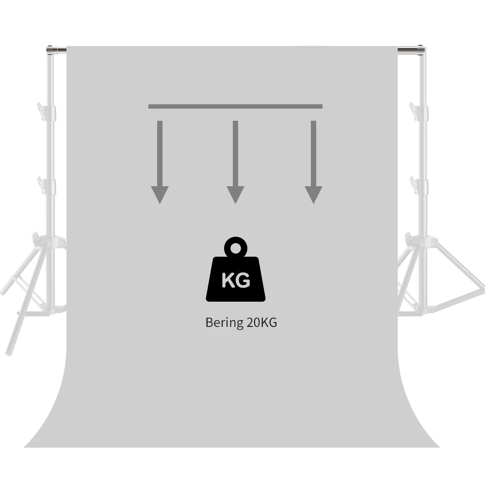 写真、背景サポートシステム用のユニバーサル伸縮クロスバー、スタジオ、スーパーラック、2.8x 2/3mのサポート