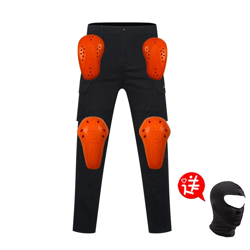 Motorcycle Riding Pants Motorcycle Racing Men's and Women's Casual Overalls Anti-fall Knee Guard Hip Knight +CE2 Protective Gear