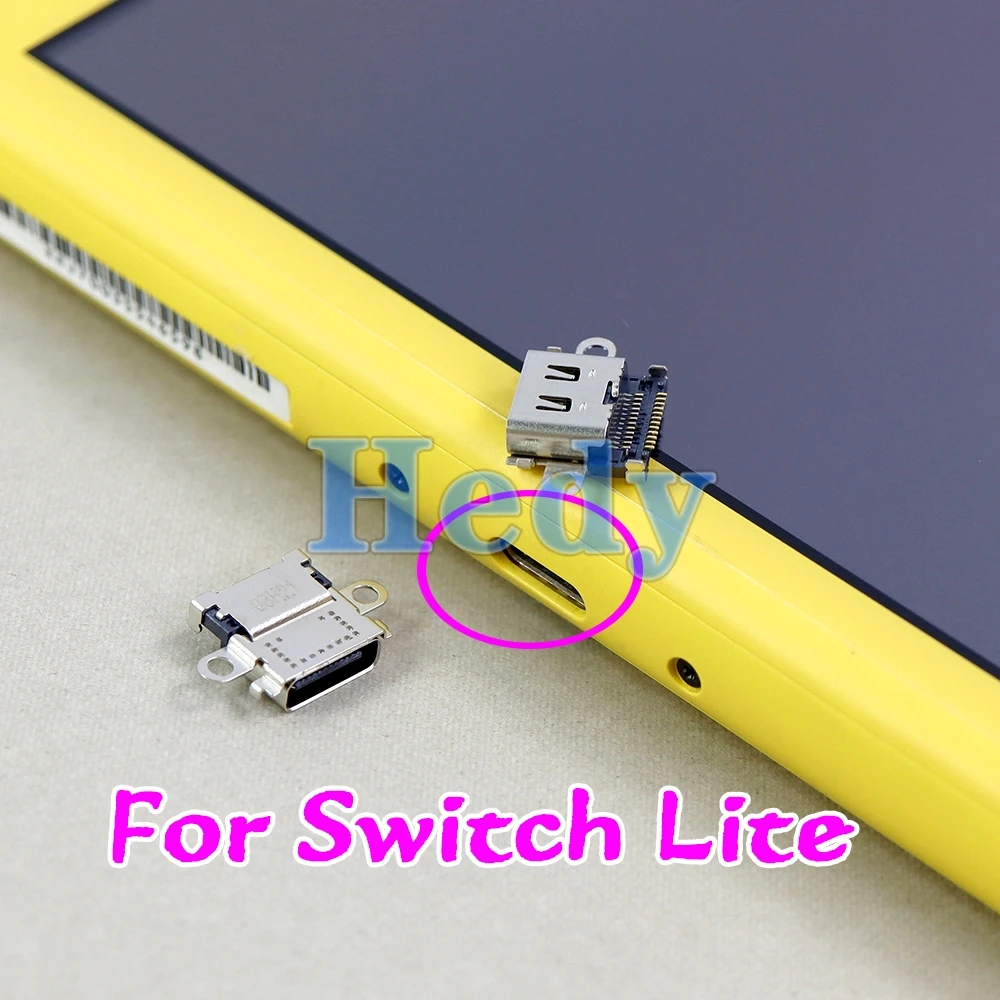 1PC originale nuovo per Nintendo Switch lite Console porta di ricarica connettore di alimentazione presa per caricabatterie per Switch Lite