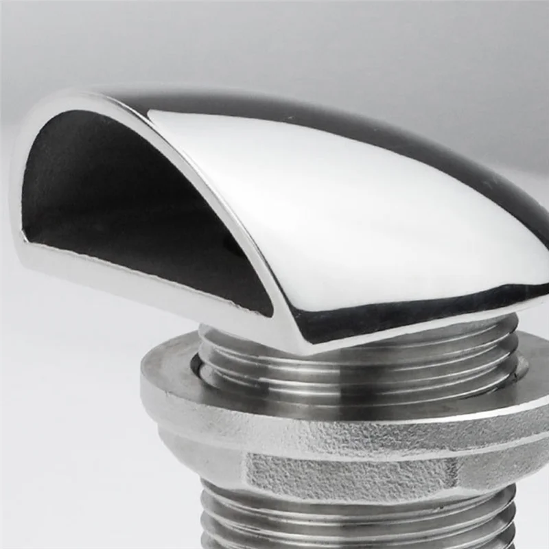 Ac29-ユニバーサルエアホール 316 ステンレス鋼シェルベントオイルタンク換気排気バルブ 1/2 "ヨット RV ボート用