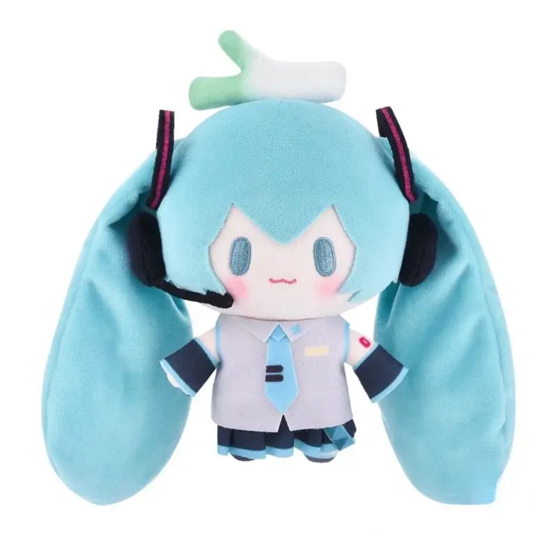 Hatsune Miku Dingbao series animation cartoon fashion creative plush doll bag hanging decoration super cute gift view 2