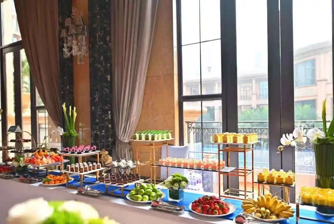 Buffet de boda, pastel, comida dulce, pan, pastel, flor, soporte para postre, mesa de postre, soporte para pastel, Buffet, banquete, pausa para té, soporte de Metal